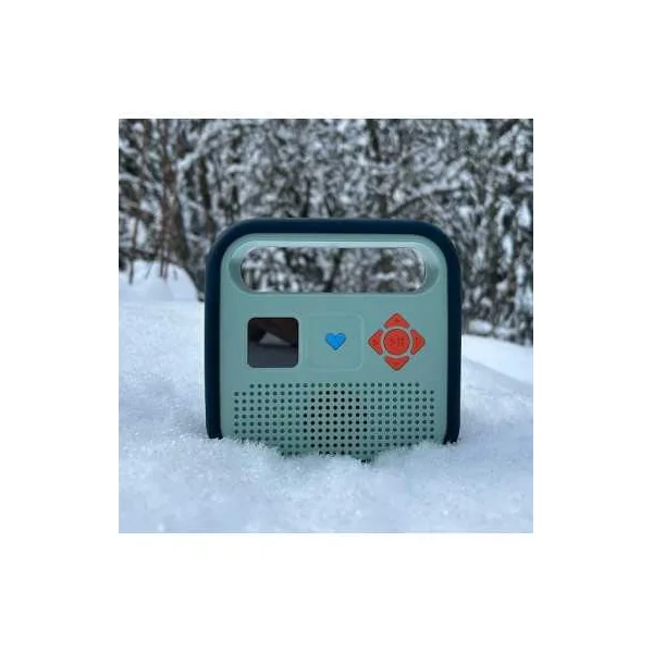 Coque Bleu Orage Enceinte Merlin | Protection Silicone dès 3 ans