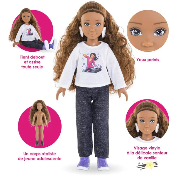 COROLLE GIRLS - POUPEE - COFFRET SHOPPING SURPRISE MELODY - 28 CM