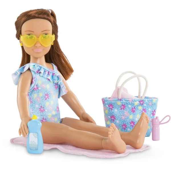 COROLLE GIRLS -POUPEE MANNEQUIN - COFFRET ZOE A LA PLAGE - 28CM