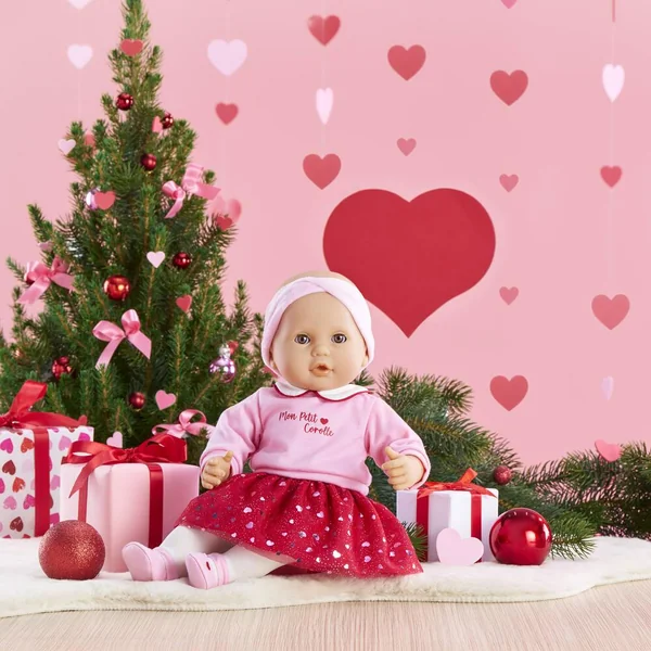 COROLLE MON GRAND POUPON COROLLE - ALBANE PETALES DE CŒURS 36 CM