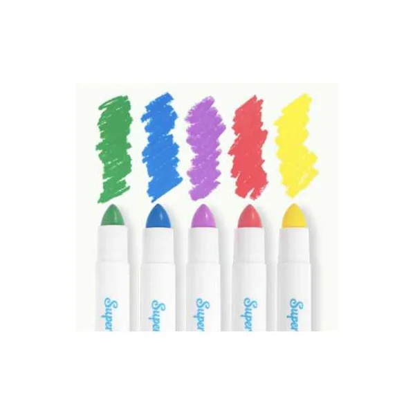 Crayons de Cire Lavables SuperPetit - Lot de 5 dès 3 ans
