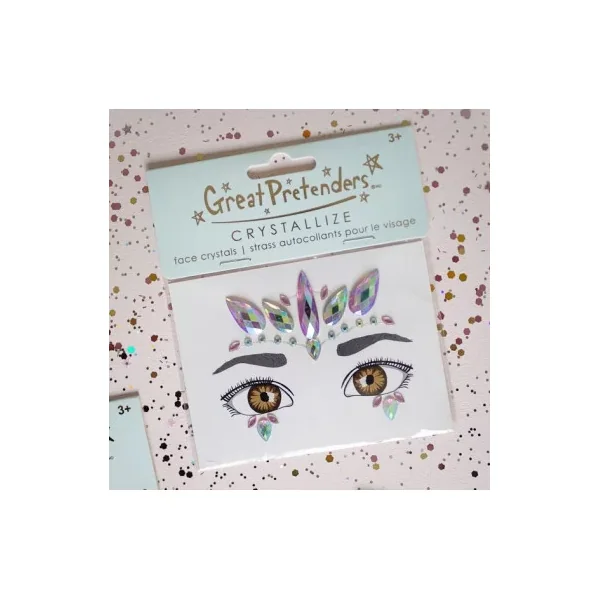 Cristaux autocollants licorne pour le visage - Great Pretenders