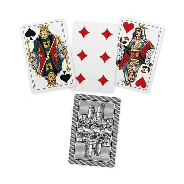 Dal Negro - Card Games - Genovesi Italian Playing Cards - 100% Plastic - 14+ Years