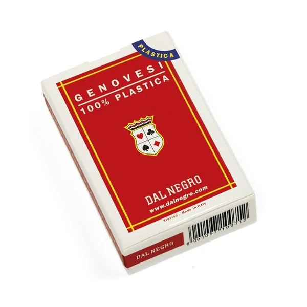 Dal Negro - Card Games - Genovesi Italian Playing Cards - 100% Plastic - 14+ Years