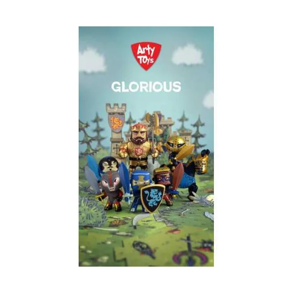 Dark blue figurine chevalier Arty Toys - Djeco - Personnage - Dès 4 ans