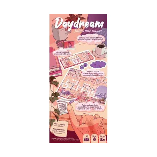 Daydream - Jeu de dés Roll & Write - Jeu de société dès 8 ans