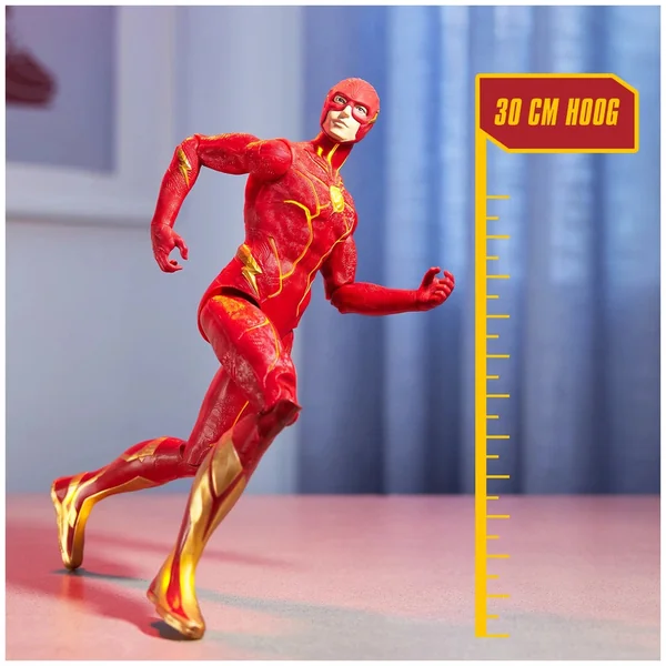 DC Comics Speed Force The Flash Action Figure with Lights and 15+ Sounds 30 cm