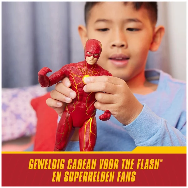 DC Comics Speed Force The Flash Action Figure with Lights and 15+ Sounds 30 cm