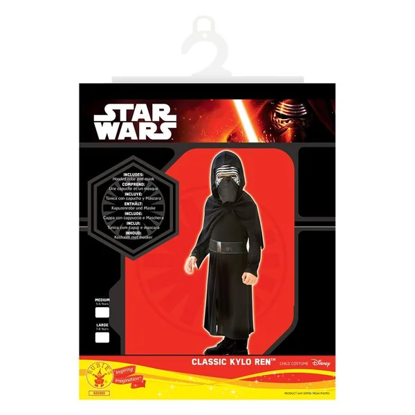 DEGUISEMENT CLASSIQUE KYLO REN STAR WARS VII TAILLE M 5-6 ANS
