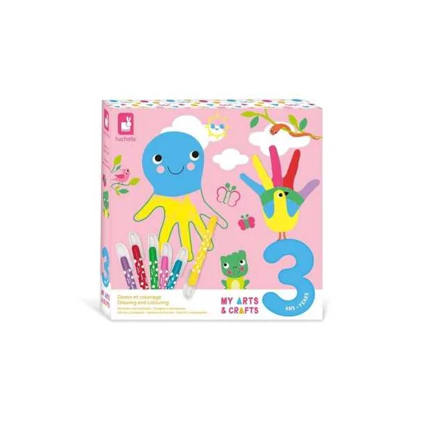 Dessin et coloriage 3 ans - Janod - My Arts & Crafts
