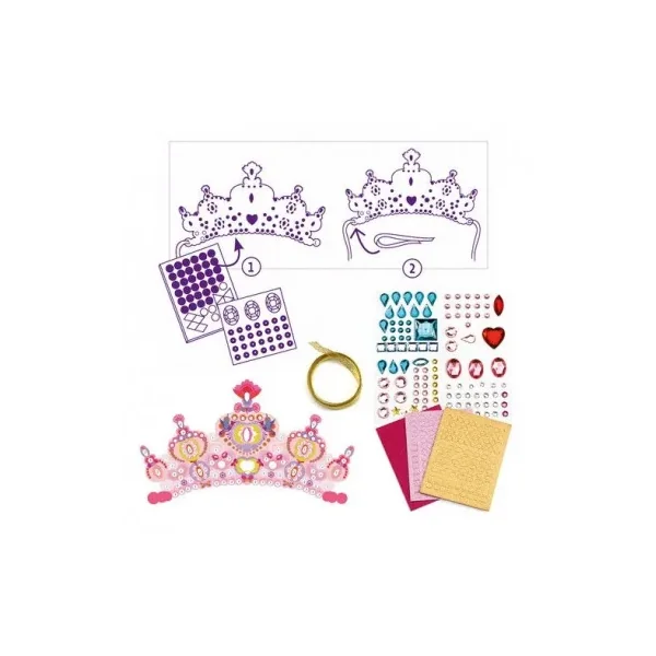 Diadèmes mosaïques à décorer - Do it Yourself Djeco