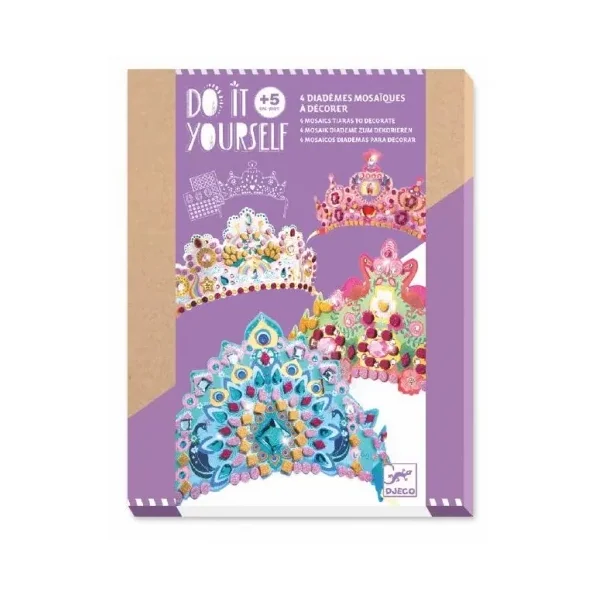 Diadèmes mosaïques à décorer - Do it Yourself Djeco