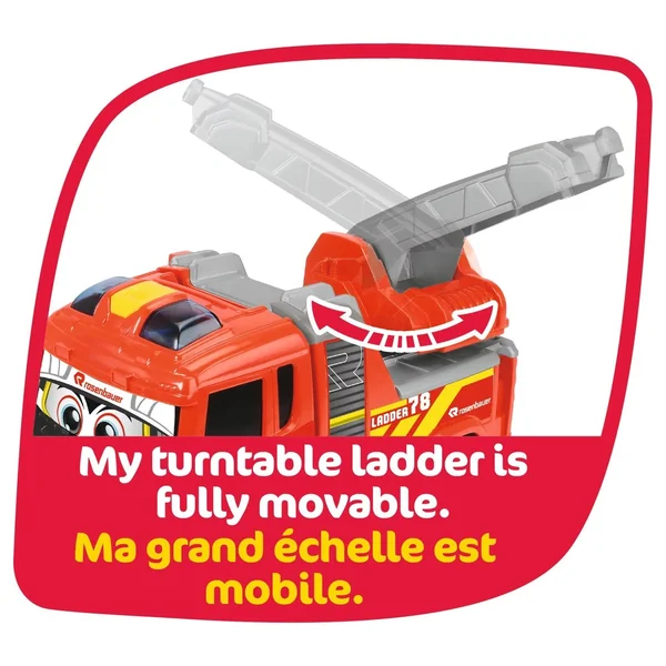 Dickie - Play Vehicles - Ferdy Fire Engine - Motor-Driven - 2 Yrs - Interactive Play