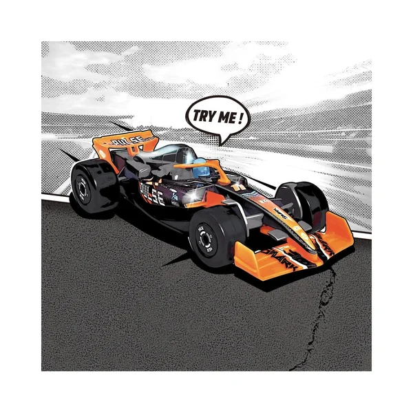 Dickie - Play Vehicles - Formula Racer Team PULSE - Friction Motor - 3 Years