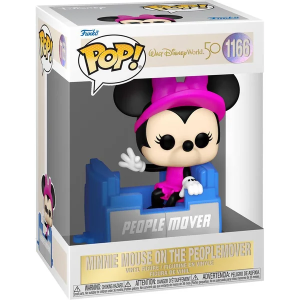 DISNEY - FIGURINE POP WALT DISNEY WORLD 50TH - PEOPLE MOVER MINNIE