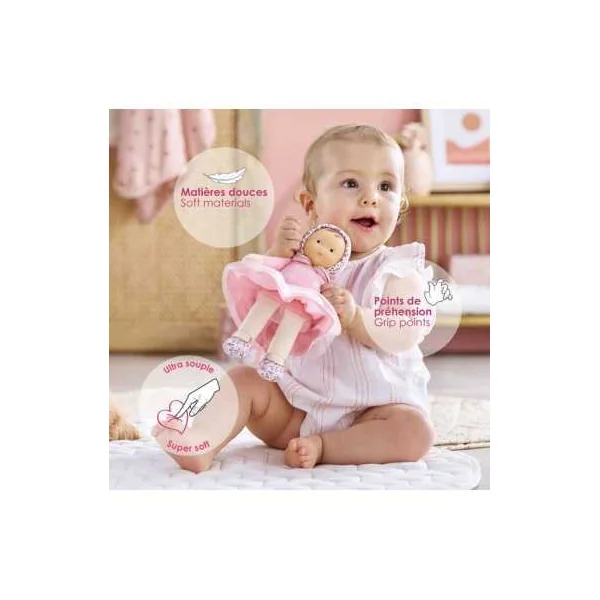 Doudou Miss Ballerine Corolle | Ma première poupée dès la naissance
