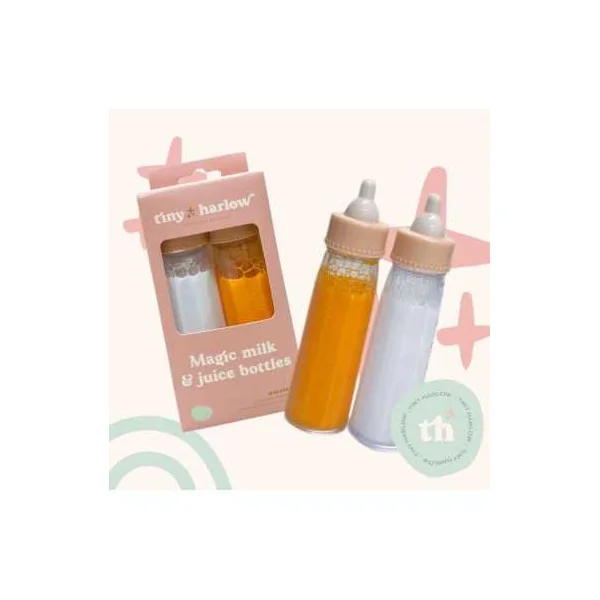 Duo de Biberons Magiques Tiny Harlow - Accessoires Poupée dès 3 ans