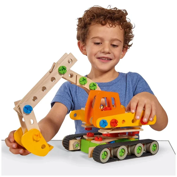 Eichhorn - Constructor Work Vehicles 4 in 1 - 170 Pcs - Construction Set Toys - Construction Set Toys