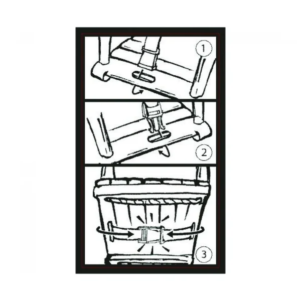 Eichhorn Outdoor Wooden Baby Swing 20 kg - Outdoor Play Equipment