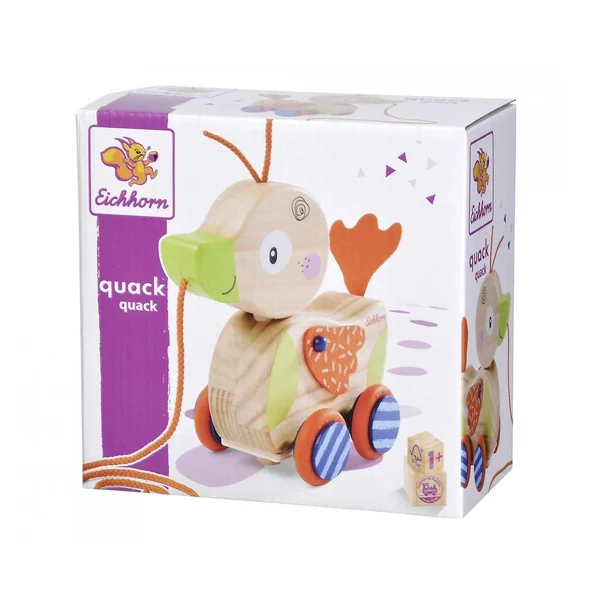 Eichhorn - Pull-along Animal Duck - Push & Pull Toys - Push & Pull Toys
