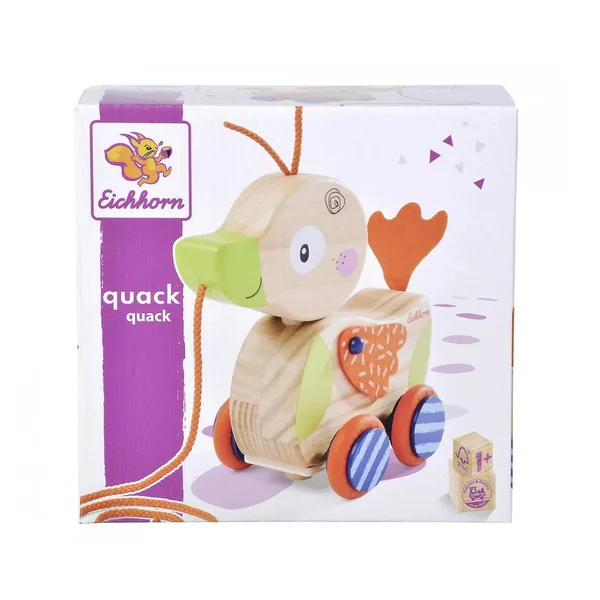 Eichhorn - Pull-along Animal Duck - Push & Pull Toys - Push & Pull Toys