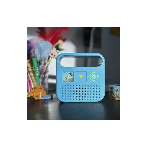 Enceinte Merlin Bleu Polaire | Conteuse Audio Enfant 3 à 12 ans