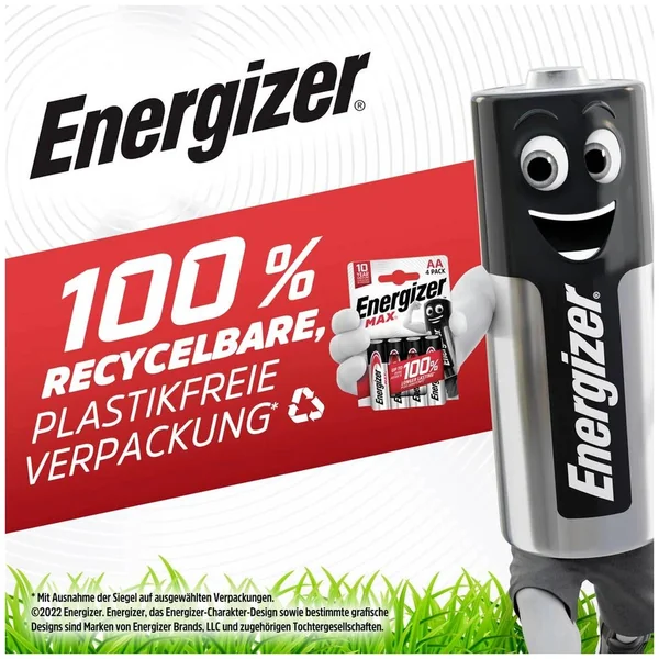 Energizer Max 6Lr61 9 V / Pp3 Battery Alkali-Manganese 9 V 1 Pc(S)