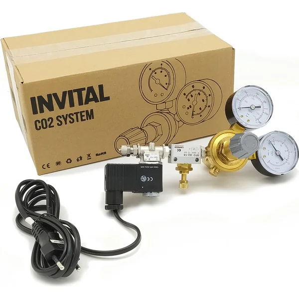 Ensemble complet CO2 avec arrêt nocturne sans bouteille avec filetage W 21.8