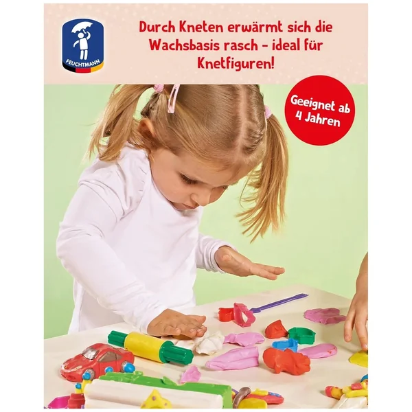 Feuchtmann - Basic Modelling Dough 10 X 18 Gr Colors Pack Clay & Modeling Dough