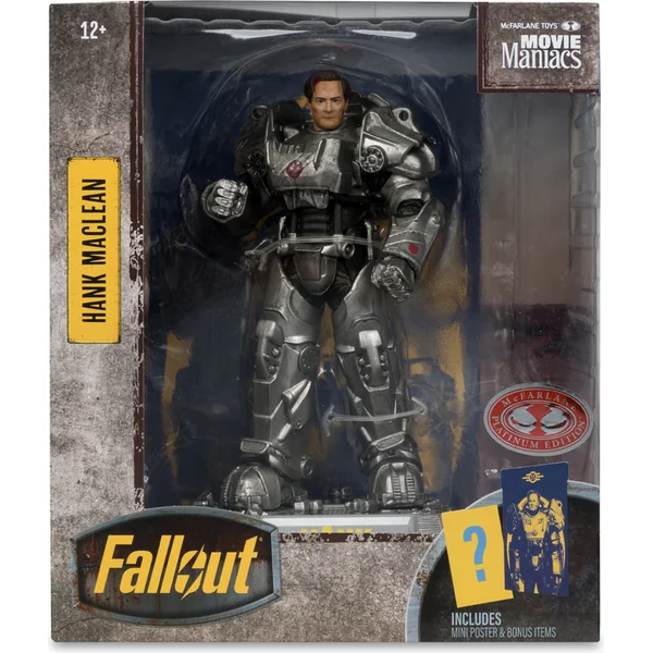 Figurine McFarlane Toy Fallout Hank Maclean (Saison 2) 6in Posed Red Platinum édition