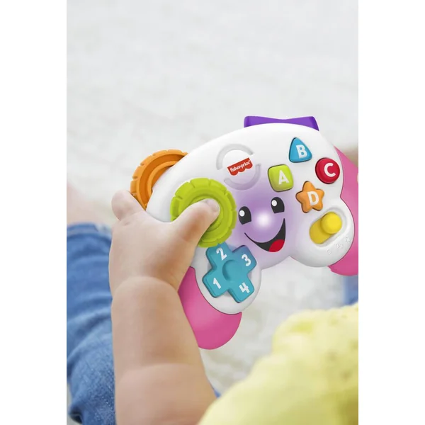 FISHER PRICE - RIRES ET EVEIL® - MANETTE DE JEUX ET D’APPRENTISSAGE - ROSE