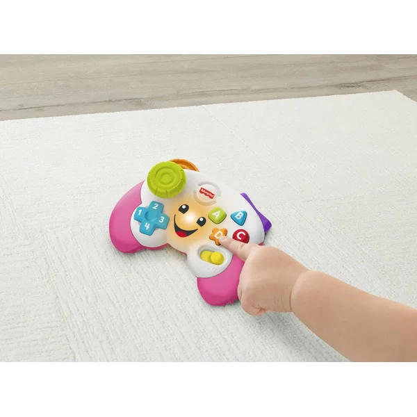 FISHER PRICE - RIRES ET EVEIL® - MANETTE DE JEUX ET D’APPRENTISSAGE - ROSE