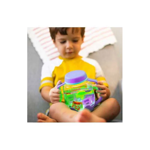 Glo Pals Violet - Bocal de Jeu Sensoriel | Éveil et Magie d'Eau