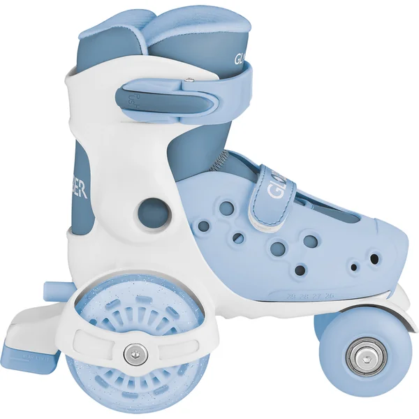 Globber Patins pour enfants GO QUAD Taille : 26-29 Ash Blue