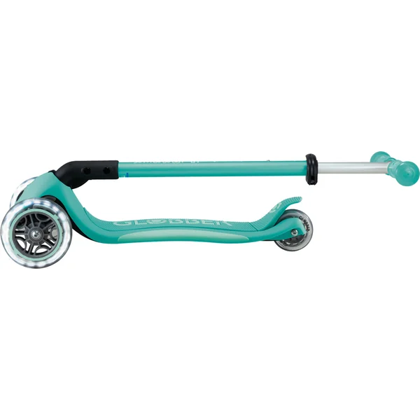 Globber trottinette pliable pour enfants - Primo Foldable Plus Lights - Dark Mint/Mint