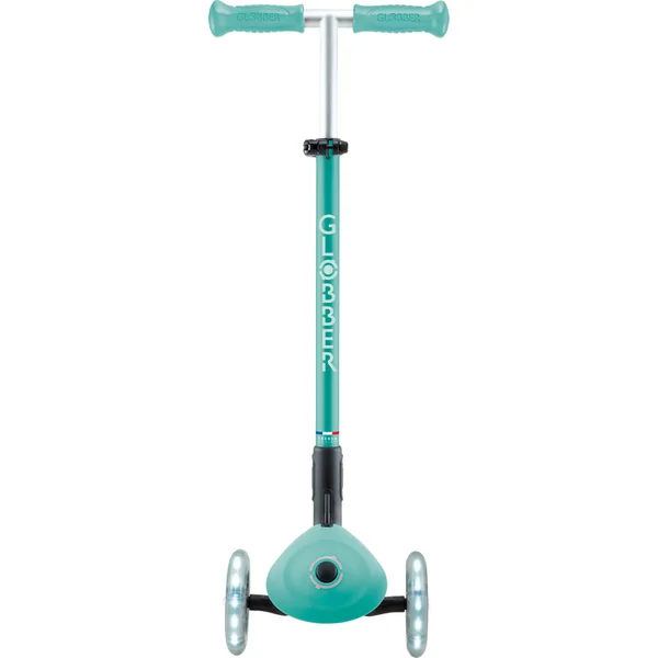 Globber trottinette pliable pour enfants - Primo Foldable Plus Lights - Dark Mint/Mint