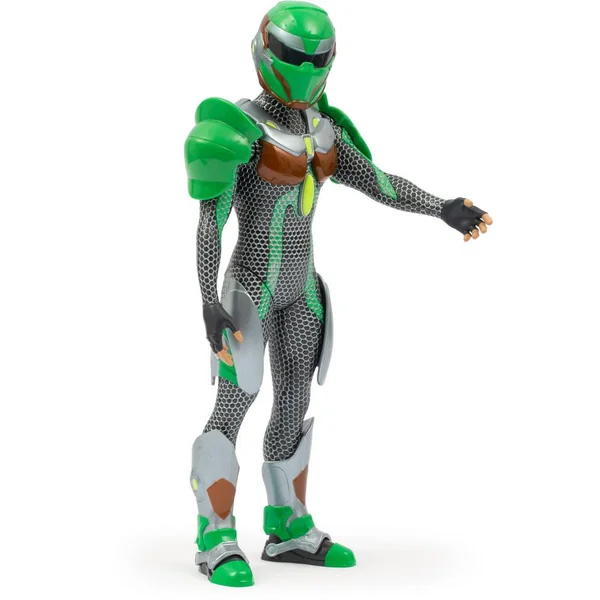 GORMITI - FIGURINE ARTICULEE DE 27 CM SCION AVEC ARMURE - TERRE