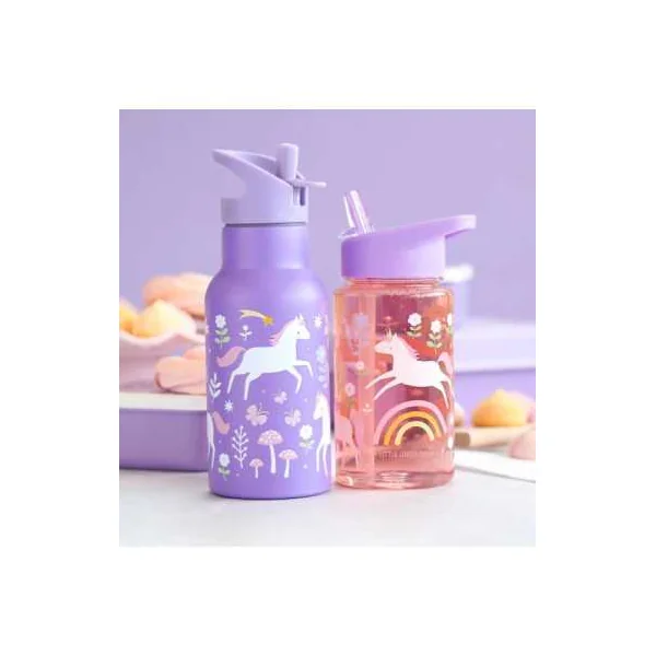 Gourde métal Licorne - A Little Lovely Company - Bouteille enfant