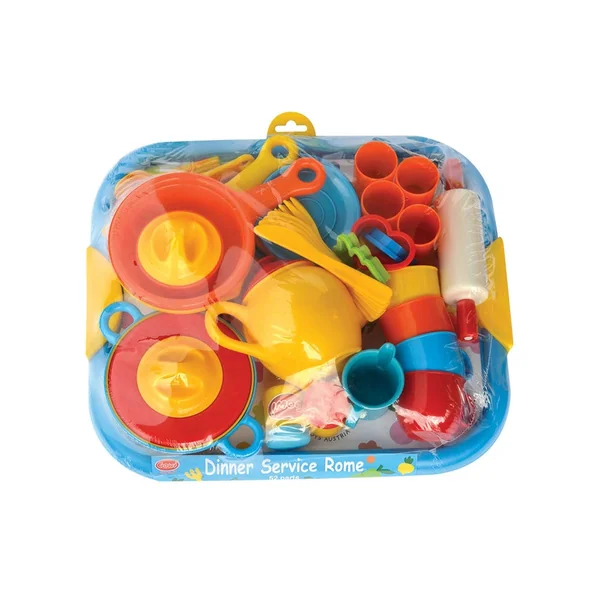 Gowi - Dinner Service Rome with 52 Pcs - Pretend Professions Role Playing