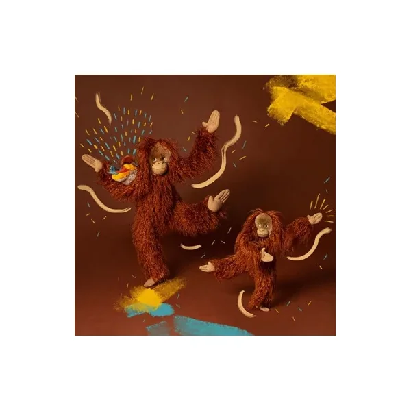 Grand orang-outan Tout autour du monde - Moulin Roty - Peluche enfant