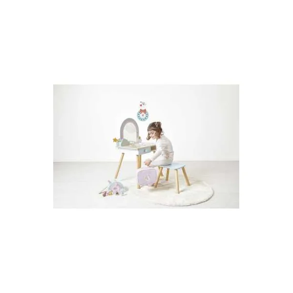 Grande coiffeuse Licorne - Janod - Meuble en bois enfant