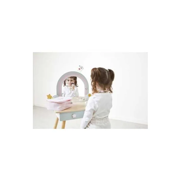 Grande coiffeuse Licorne - Janod - Meuble en bois enfant