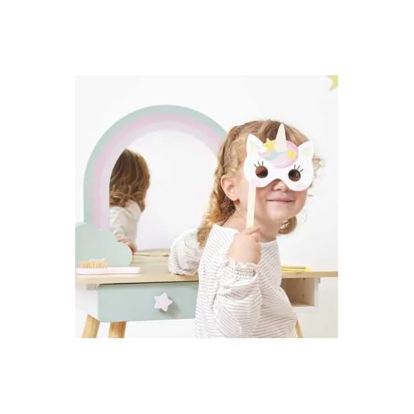 Grande coiffeuse Licorne - Janod - Meuble en bois enfant