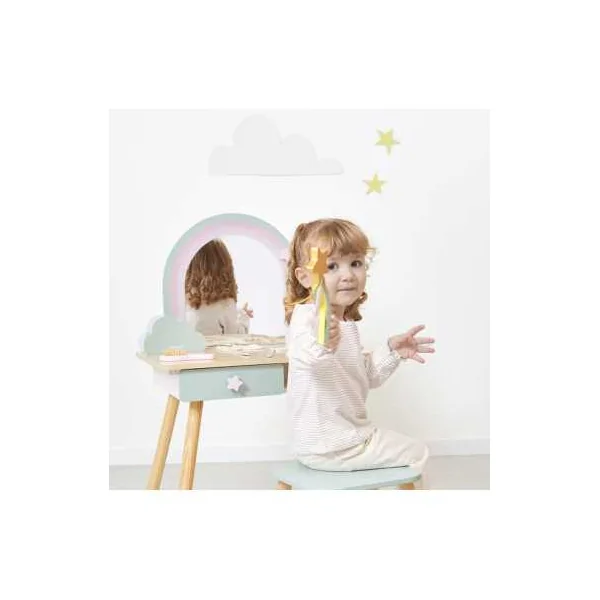 Grande coiffeuse Licorne - Janod - Meuble en bois enfant