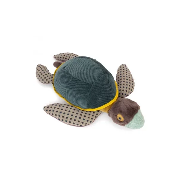 Grande tortue Tout autour du monde - Moulin Roty - Peluche enfant