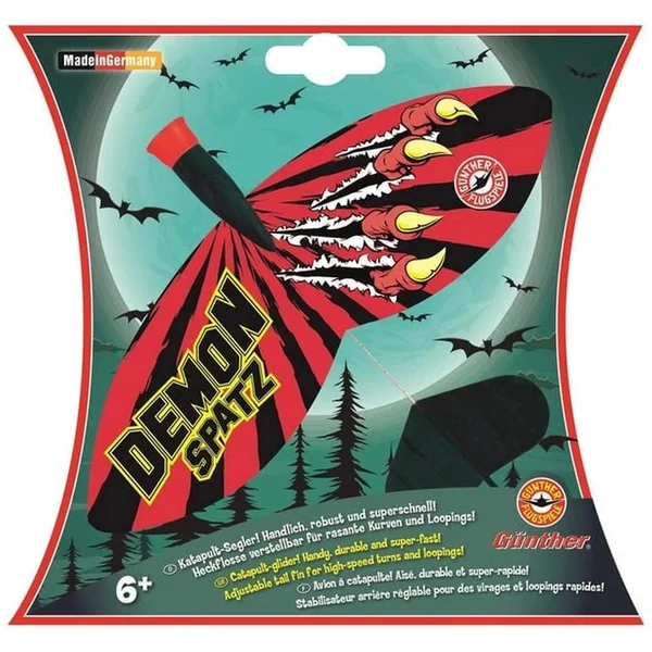 Gunther Flugspiele - Demon Spatz Catapult Glider 24X20Cm - Outdoor Play Equipment