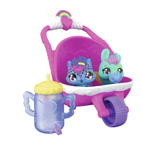 Hatchimals Alive Hatch N’ Stroll Playset with Stroller Toy and 2 Mini Figures