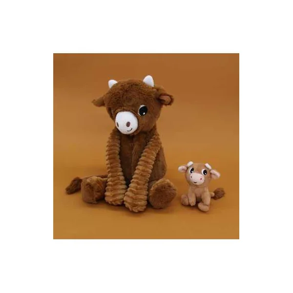 Hindou la vache marron maman et bébé - Les Ptipotos by Déglingos