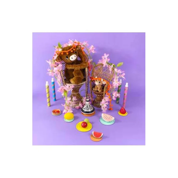 Hindou la vache marron maman et bébé - Les Ptipotos by Déglingos