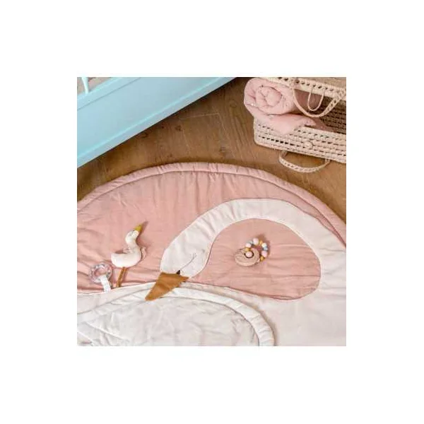 Hochet anneau de dentition cygne La petite école de danse - Moulin Roty